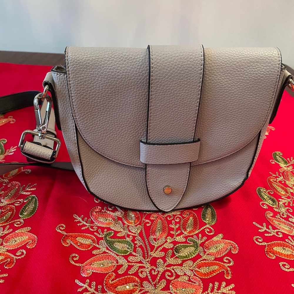 Indigo Vegan Leather Crossbody